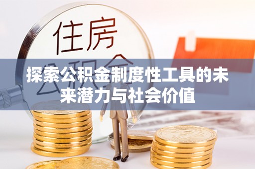 道县探索公积金制度性工具的未来潜力与社会价值