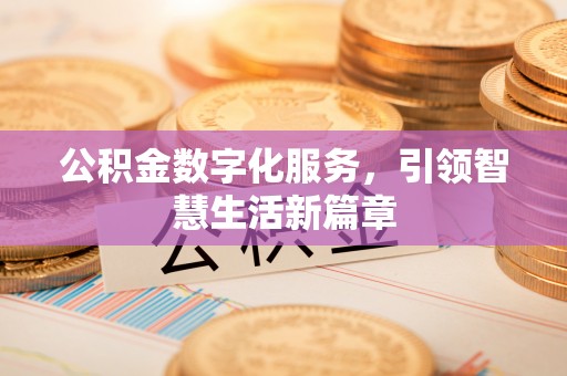 道县公积金数字化服务，引领智慧生活新篇章