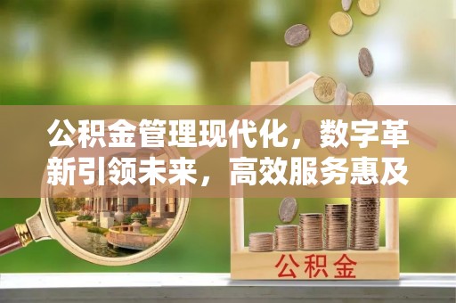 道县公积金管理现代化，数字革新引领未来，高效服务惠及民生