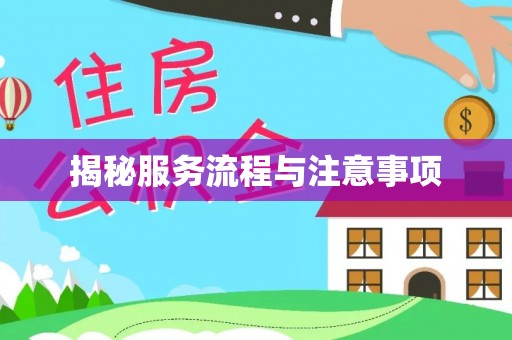 道县揭秘服务流程与注意事项