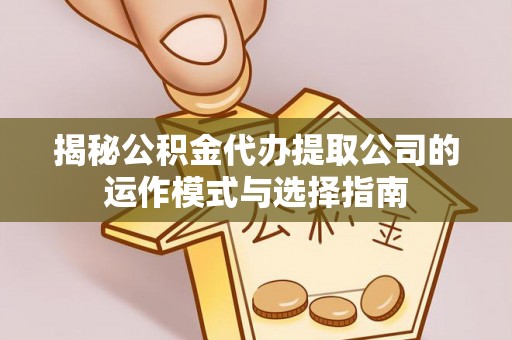道县揭秘公积金代办提取公司的运作模式与选择指南