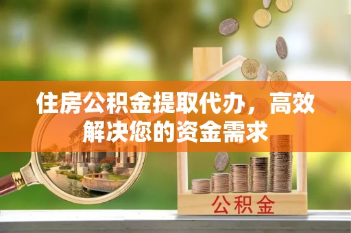 道县住房公积金提取代办，高效解决您的资金需求