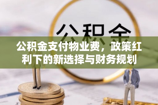 道县公积金支付物业费，政策红利下的新选择与财务规划