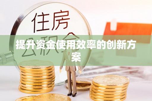 道县提升资金使用效率的创新方案