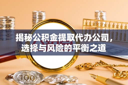 道县揭秘公积金提取代办公司，选择与风险的平衡之道