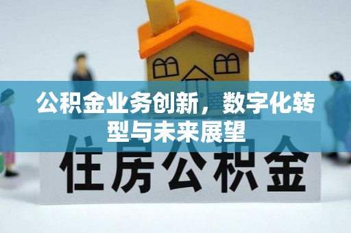 道县公积金业务创新，数字化转型与未来展望