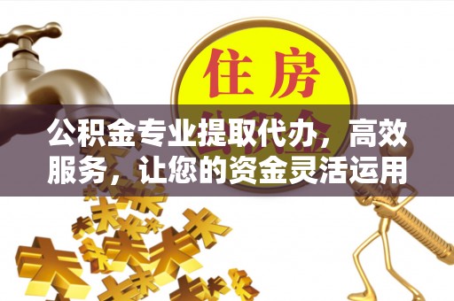 道县公积金专业提取代办，高效服务，让您的资金灵活运用