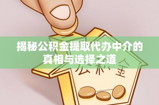 道县揭秘公积金提取代办中介的真相与选择之道