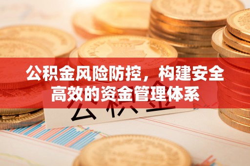 道县公积金风险防控，构建安全高效的资金管理体系