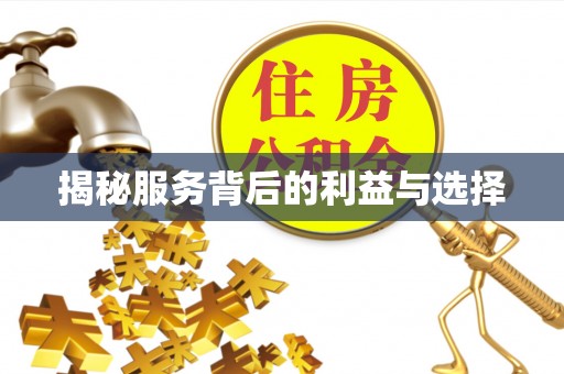 道县揭秘服务背后的利益与选择