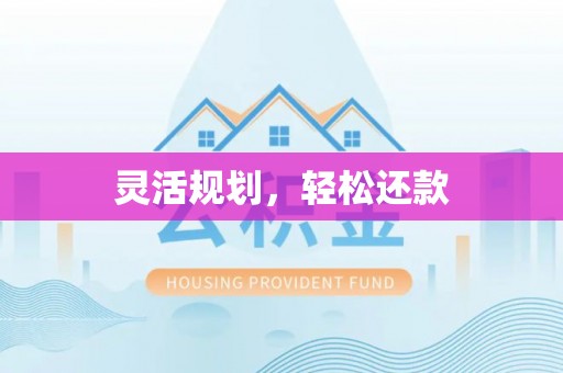 道县灵活规划，轻松还款