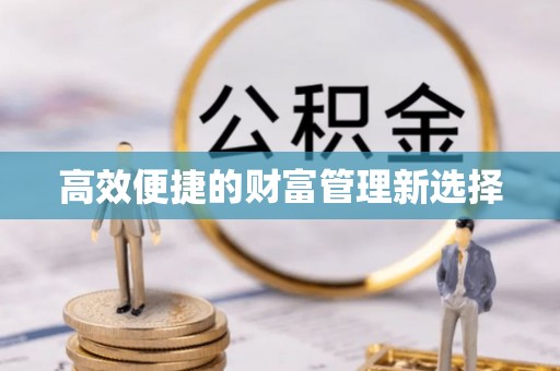 道县高效便捷的财富管理新选择